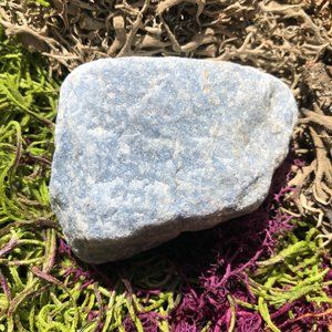 Natural Raw Blue Aventurine Crystal decor B3